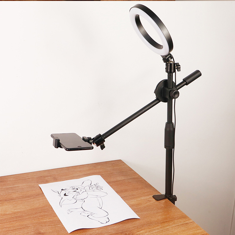 Photography Mobile Lighting - 휴대폰용 오버헤드 삼각대 스마트폰 데스크탑 핸드폰