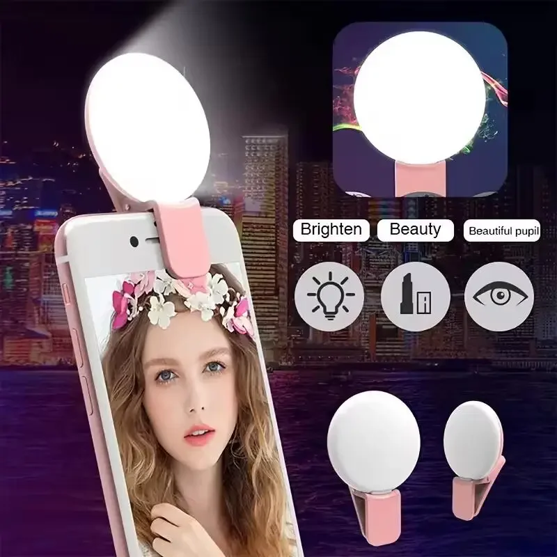 미니 휴대용 셀카 링 라이트, LED 램프, USB 충 - Photography Lighting Game 리뷰 및 가격