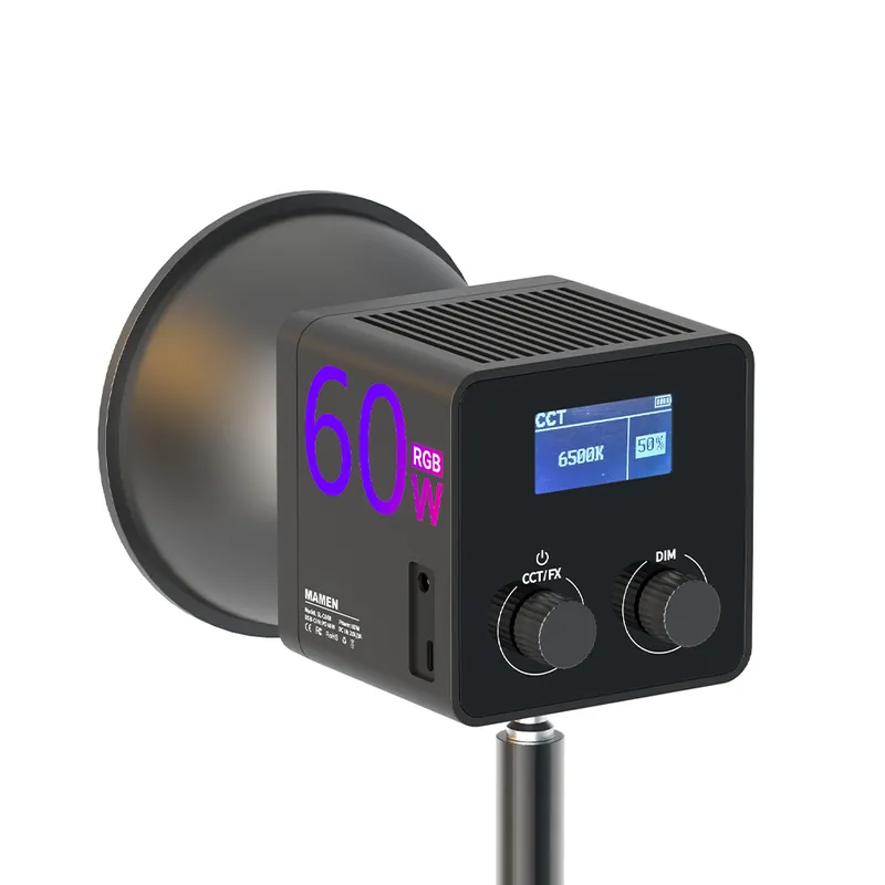 60W 휴대용 LED COB 비디오 조명, RGB 보조 - Photography Lighting Handheld 리뷰 및 가격